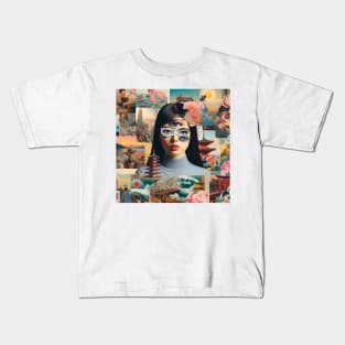 collage retro Kids T-Shirt